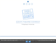 Tablet Screenshot of giantstheatre.com